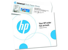 Papel fotográfico HP Advanced, brillante, 65 libras, 4 x 12 pulgadas (101 x 305