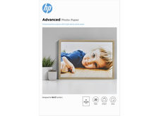 Papel fotográfico HP Advances, brillante, 250 g/m2, A3 (297 x 420 mm), 20 hojas