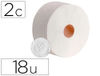 Papel higienico dahi jumbo 2 capas celulosa blanca 140 mt mandril 45 mm pack de
