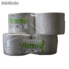 Papel higienico industrial renova 58 Rollo Gofrado 2/c (Pack/12 Uds)