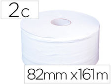 Papel higienico jumbo 2/c blanco-mandril de 62.5 mm -para dispensador 325