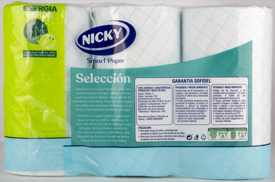 Papel higienico nicky 12 rollos 3 capas seleccion talco c/8 - Foto 3