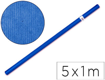 Papel kraft liderpapel azul rollo 5X1 mt