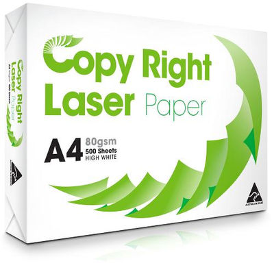 Papel laser paper A4 Papel branco para cópia - Resma de 80gsm de 500