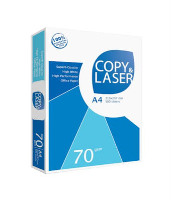 Papel laser paper A4 Papel branco para cópia - Resma de 80gsm de 500 - Foto 2