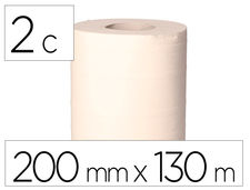 Papel secamanos bunzl greensource 2 capas celulosa blanca 200 mm x 130 mt