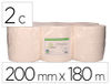 Papel secamanos bunzl greensource 2 capas celulosa blanca 200 mm x 180 mt