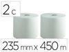 Papel secamanos bunzl greensource air laid 2 capas celulosa blanca 235 mm x 450