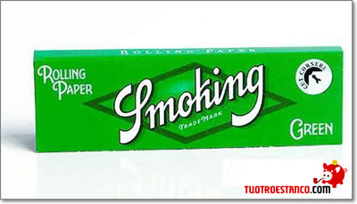 Papel Smoking curto-verde