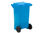 Papelera contenedor q-connect plastico azul para papel y carton 100l con tapa y - Foto 4