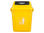 Papelera contenedor q-connect plastico con tapa de balancin 58 litros - Foto 2