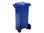 Papelera contenedor q-connect plastico con tapadera 100l color azul 800x510x525 - Foto 4