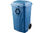 Papelera contenedor q-connect plastico con tapadera 240l color azul 1040x620x610 - Foto 4