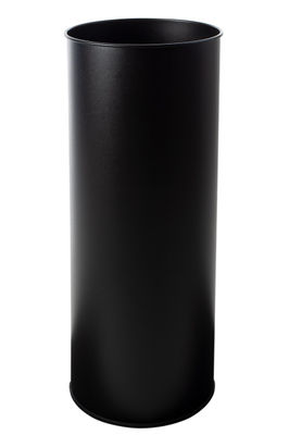 Papelera metálica color negro texturado 35 Litros - Sistemas David