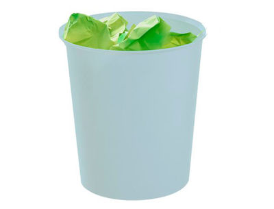 Papelera plastico archivo 2000 ecogreen 100% reciclada 18 litros color azul - Foto 2
