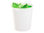 Papelera plastico archivo 2000 ecogreen 100% reciclada 18 litros color blanco - Foto 2