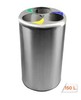 Papelera reciclaje Simex 150 litros satinada ref. 07108