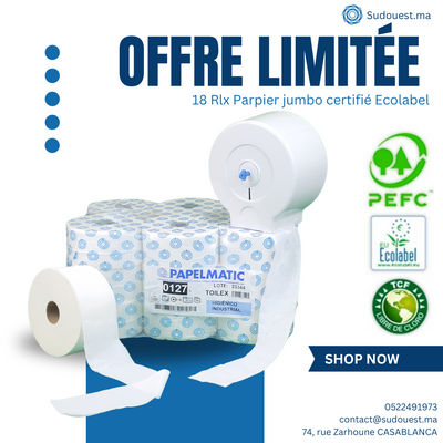 Papier Hygienique Jumbo 400 g ecolabel