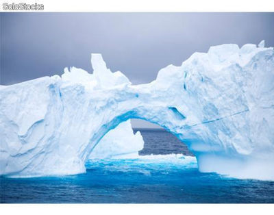 Papier peint photo avec colle: arc of ice - Photo 2