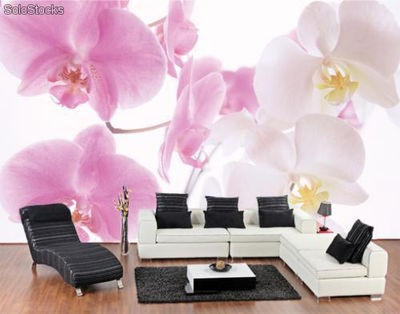 Papier peint photo avec colle: graceful orchids