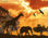 Papier peint photo avec colle: sunrise safari - 1