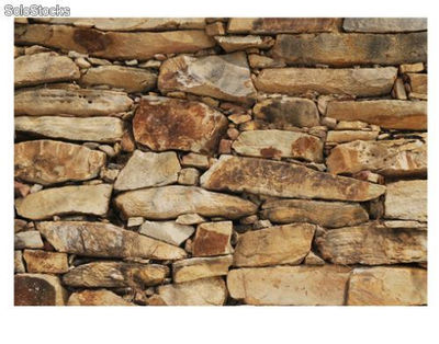 Papier peint photo avec colle: wall of sandstones - Photo 2