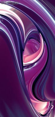 Papier peint pour porte avec colle: purple circles