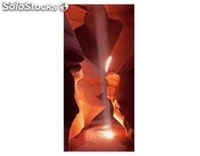 Papier peint pour porte avec colle: sunray in canyon