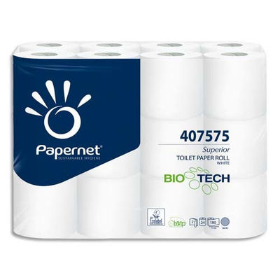 Papier toilette bio tech papernet - papier toilette bio tech 2 plis pure