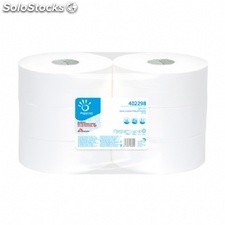 Papier toilette Maxi jumbo 2 plis blanc pure ouate ECOLABEL. Colis 6 rouleaux