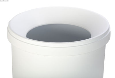 Papierkorb mit Gummiunterseite. 25 Liters (Weiß) - Sistemas David - Foto 2