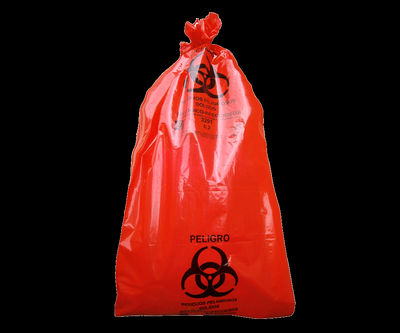 Paquete de 100 bolsas amarillas o rojas rpbi 78 x 109 cm hasta 34 kg - Foto 2