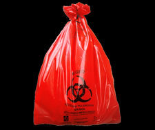 Paquete de 100 bolsas rojas o amarillas rpbi 70 x 90 cm hasta 30 kg