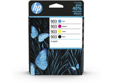 Paquete de 4 cartuchos de tinta Original HP 903 negro/cian/magenta/amarillo