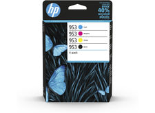 Paquete de 4 cartuchos de tinta Original HP 953 negro/cian/magenta/amarillo