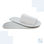 Par de zapatillas blancas de polipropileno con suela Eva abierta, caja 200 pares - Foto 3