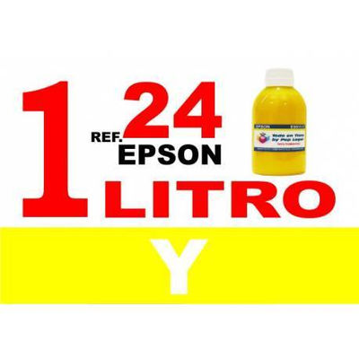 Para cartuchos Epson 24 xl botella 1 l tinta compatible amarilla
