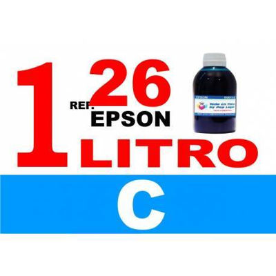 Para cartuchos Epson 26 xl botella 1 l tinta compatible cian
