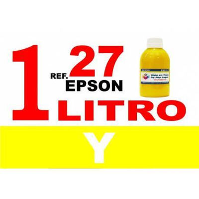 Para cartuchos Epson 27 botella 1 l tinta compatible amarilla