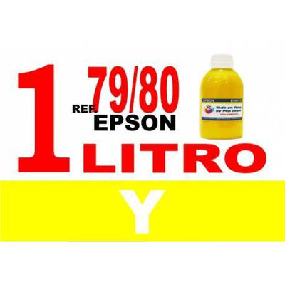 Para cartuchos Epson 79 y 80 botella 1 l tinta compatible amarilla