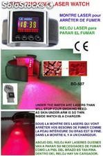 Para de fumar con el reloj laser , stop smoking, dejar de fumar