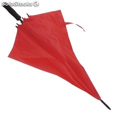 Paraguas antiventisca rojo