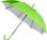 Paraguas auto en nylon fluorescente e interior plateado - 1