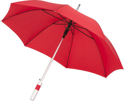 Paraguas automático caña en fibra y puño en aluminio