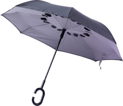 Paraguas automático reversible en pongee