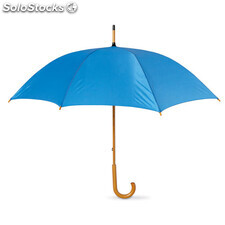 Paraguas con mango de madera azul royal MIKC5132-37