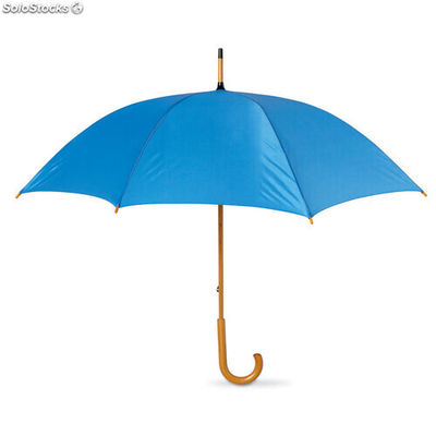 Paraguas con mango de madera azul royal MIKC5132-37