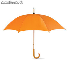 Paraguas con mango de madera naranja MIKC5132-10