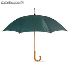 Paraguas con mango de madera verde MIKC5132-09