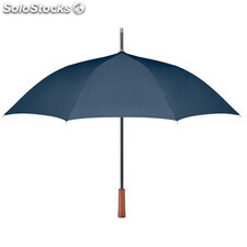 Paraguas de 23&quot; mango madera azul MIMO9601-04